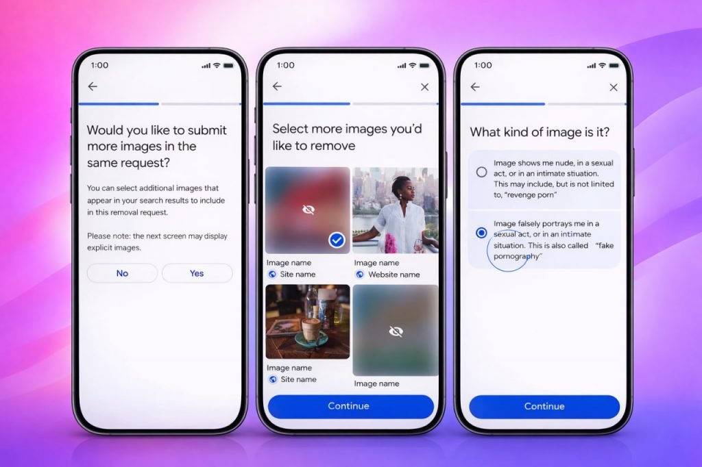 مراحل حذف عکس شخصی از گوگل