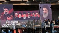 پیکر رهبر شهید وارد نجف شد