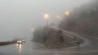 ترافیک سنگین در جاده چالوس