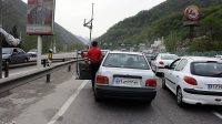 آغاز موج بازگشت مسافران/ترافیک سنگین در محورهای شمالی و زیارتی