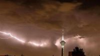 قطعی برق در مناطقی از جنوب تهران به علت وقوع طوفان