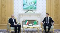 دیدار روسای جمهوری اسلامی ایران و ترکمنستان